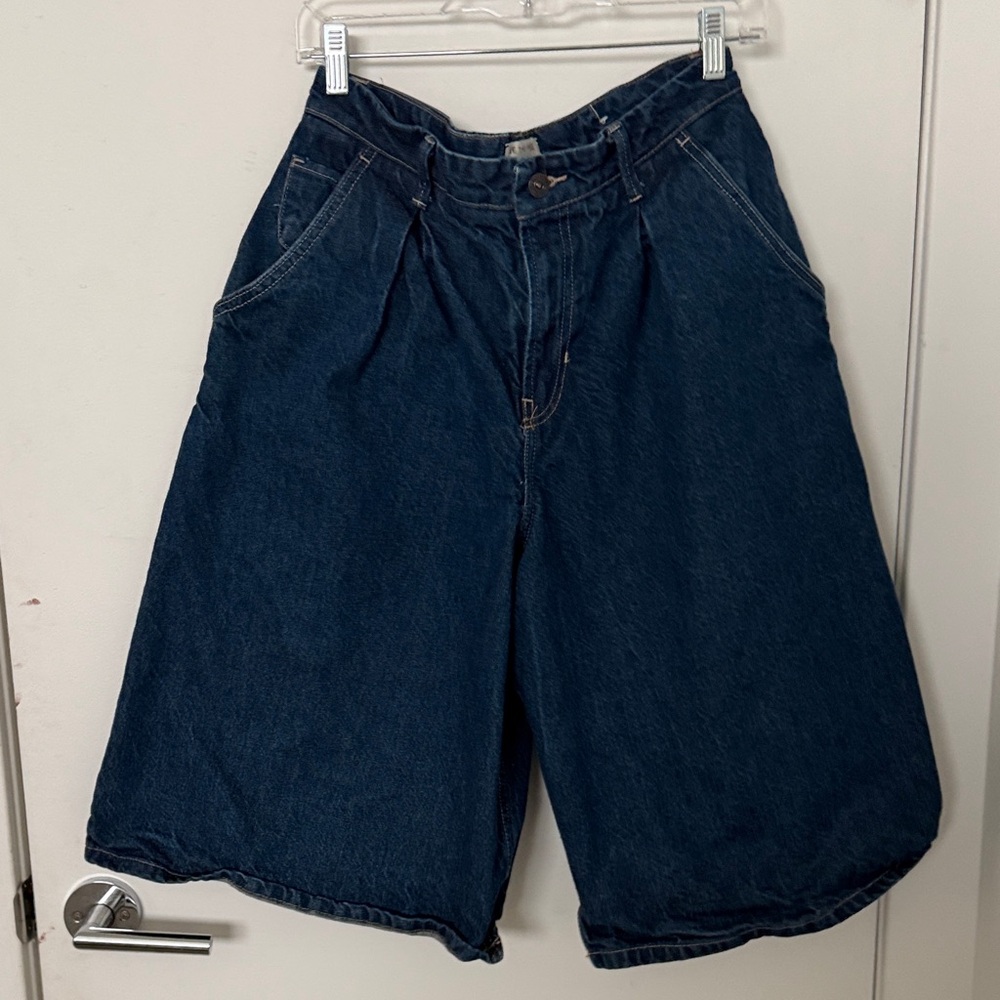We The Free Indigo High-Rise Denim Shorts